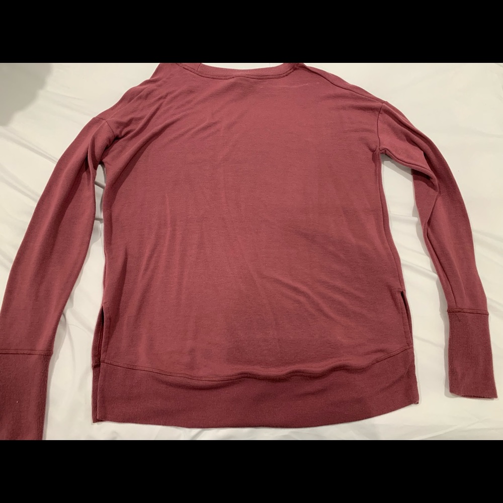 Dusty rose Athleta sweatshirt